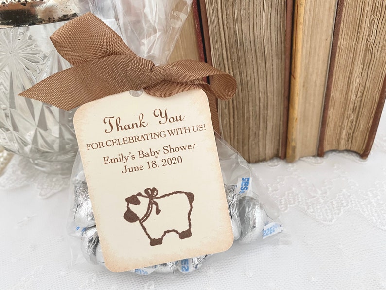 Lamb Baby Shower Favor Bags Sheep Baby Shower Favor Bags Etsy