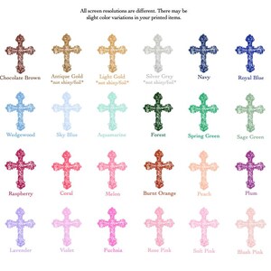 an image of a cross with different colors