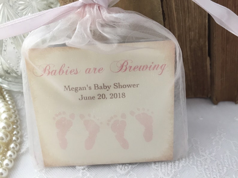 twin baby shower favors