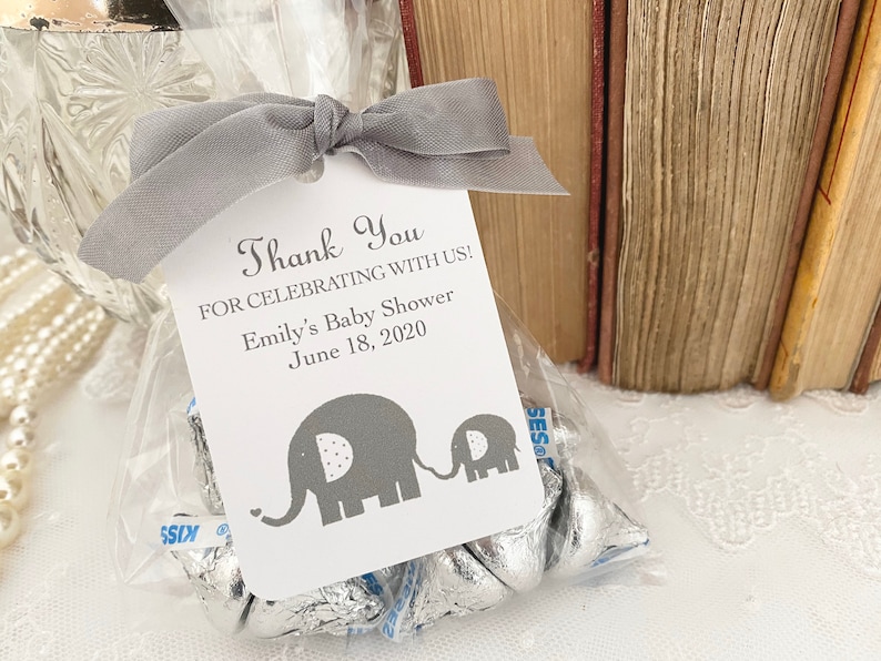 Elephant Baby Shower Favors Elephant Favor Treat Bags Etsy