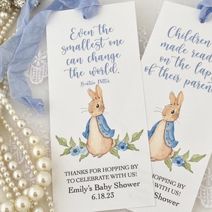 Peter Rabbit Bookmarks, Peter Rabbit Baby Shower Favors, Printed - Etsy