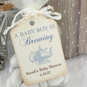 Boy Baby Shower Tea Party Favors Boy Tea Party Baby Shower | Etsy