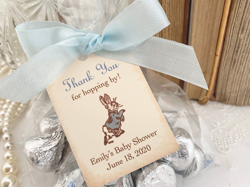 Peter Rabbit Baby Shower Favor Treat Bags Thank You for Etsy