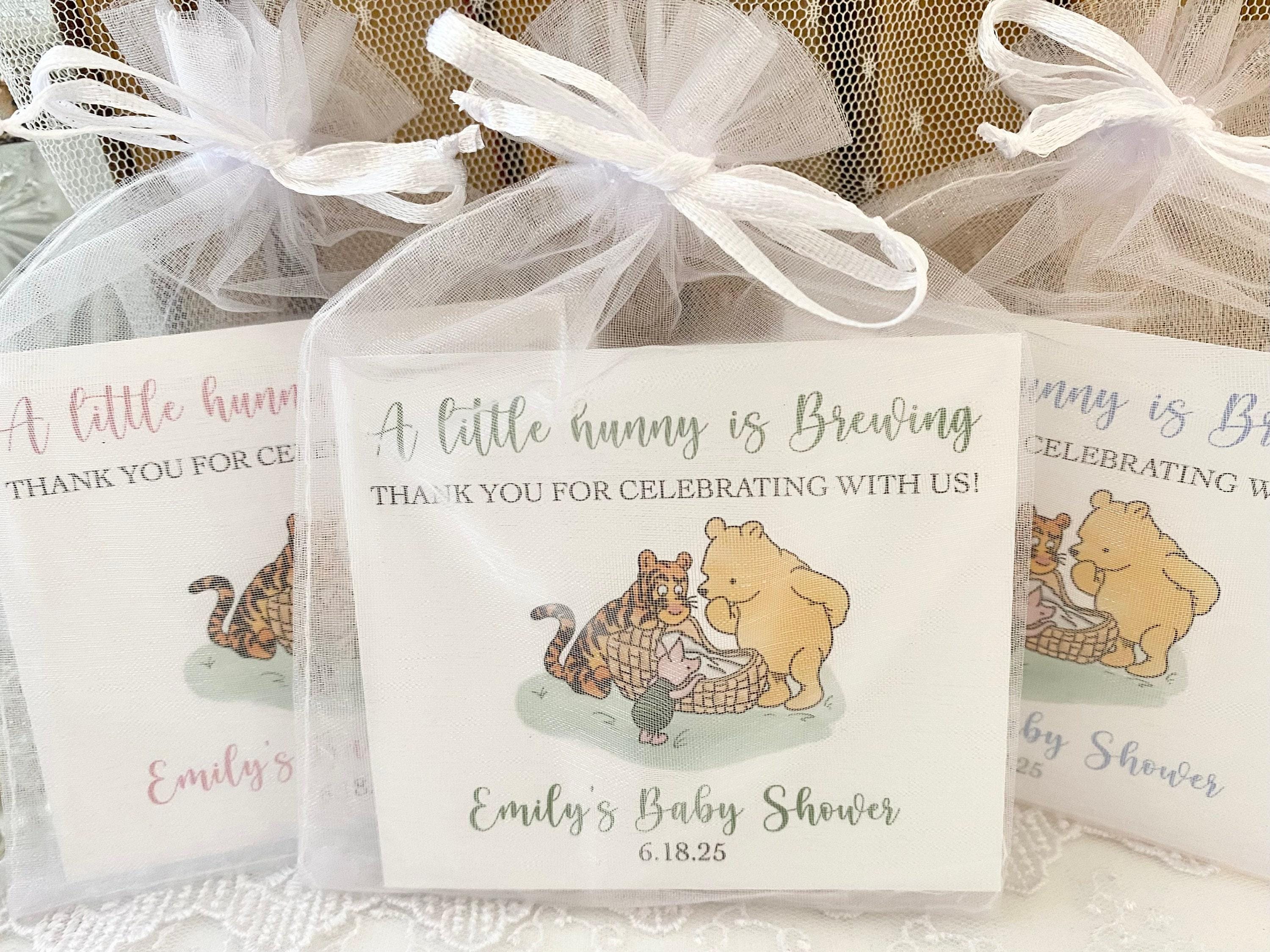 Winnie the Pooh Baby Shower Tea Party Favors, Pooh Tea Favors for Baby Shower, A Little Hunny is Brewing Favors