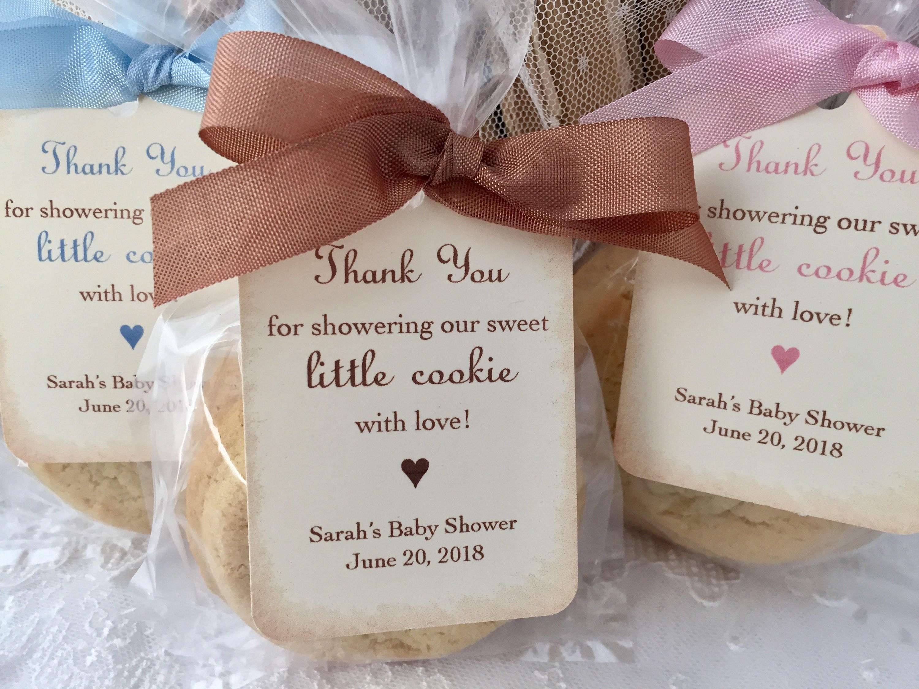 Cookie Favor Bags Cookie Baby Shower Favor Bags Cookie Favor Etsy