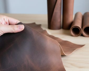 Láminas de cuero para manualidades, láminas de cuero genuino, piezas de cuero para manualidades, retazos de cuero, piezas de cuero repujado, Crazy Horse