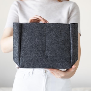 Custom size purse organizer, Felt bag organizer, Felt bag insert, Tote bag organizer insert, Tote bag liner, Handbag insert organizer