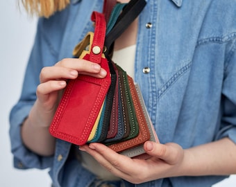 Etiqueta de equipaje de cuero, Etiqueta de equipaje personalizada, Etiqueta de maleta personalizada, Etiqueta de equipaje de recuerdo, Etiquetas de equipaje de boda, Etiqueta de equipaje con nombre personalizado