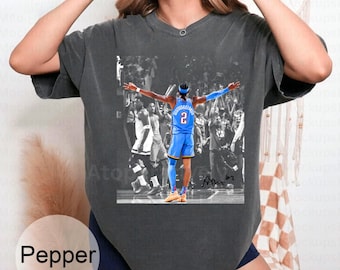 Shai Gilgeous-Alexander Vintage 90s Basketball Shirt Game Day Gift For Fan