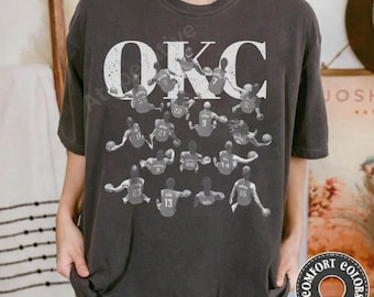 Vintage OKC team SGA Chet Jalen Basketball Shirt Game Day Gift For Fan