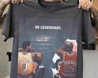Vintage Legend Kobe and MJ Basketball Shirt Game Day Gift For Fan