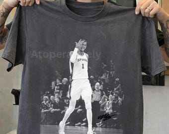 Vintage 90s Victor Wembanyama Basketball Shirt Game Day Gift For Fan