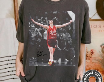 Caitlin Clark Retro Graphic Shirt, Vintage Style Basketball Tee, Indiana Fever Inspired Fan Apparel