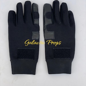 Shoretrooper Leather Cosplay Gloves: Star Wars Rogue One Costume
