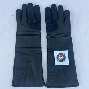 Scout Trooper Cosplay Leather Gloves | Star Wars Costume Accessory for Biker Armor part