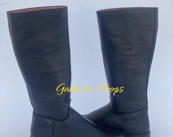 Imperial Officer Leather Cosplay Boots, Star Wars 501st Approved, Screen-Accurate Galactic