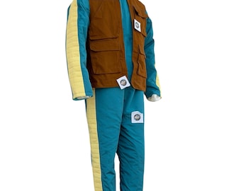 Greedo Cosplay Flight Suit & Vest – Star Wars Bounty Hunter Costume | Rodian Outfit | Custom Made