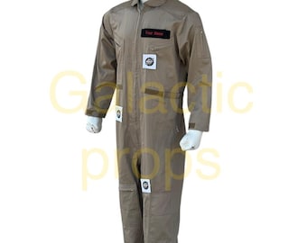 Ghostbusters Paranormal Exterminator Cosplay Jumpsuit | Custom Name Patch | Movie-Style Utility Suit