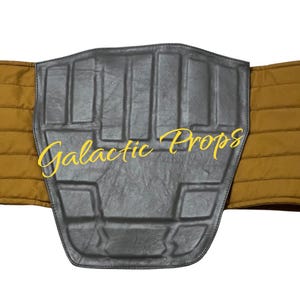Din Djarin Mandalorian Leder Kummerbund | Star Wars Tasset Gürtel, Sci-Fi Kostüm, Kopfgeldjäger Bild 8