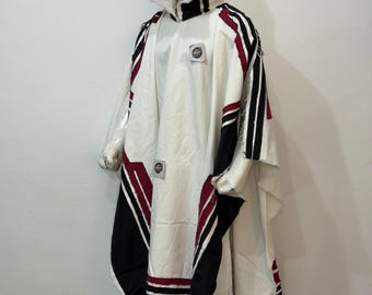 Rebel Spy Inspired Hooded Poncho | Sci-Fi Cloak, Handmade Costume Cape