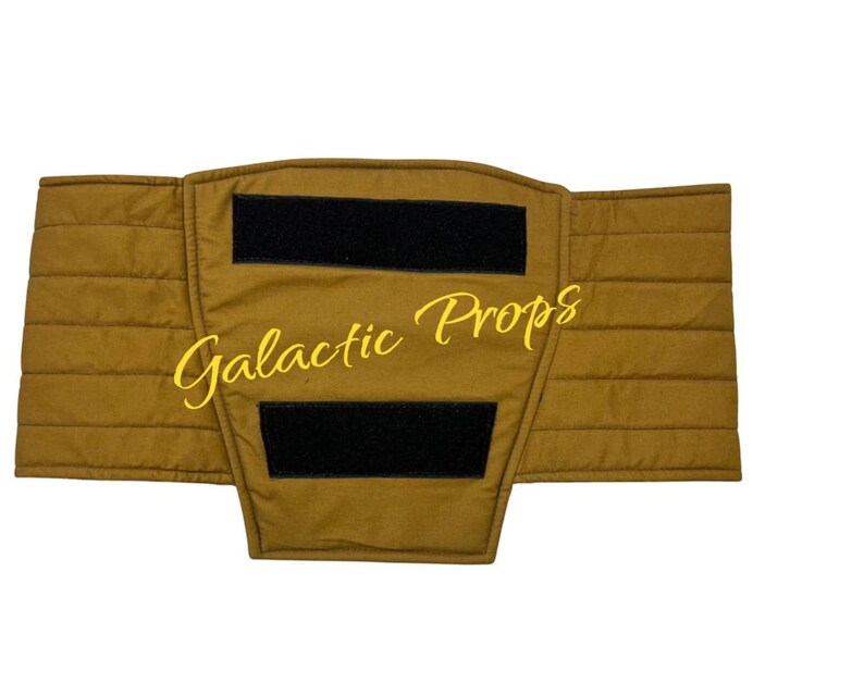 Din Djarin Mandalorian Leder Kummerbund | Star Wars Tasset Gürtel, Sci-Fi Kostüm, Kopfgeldjäger Bild 2