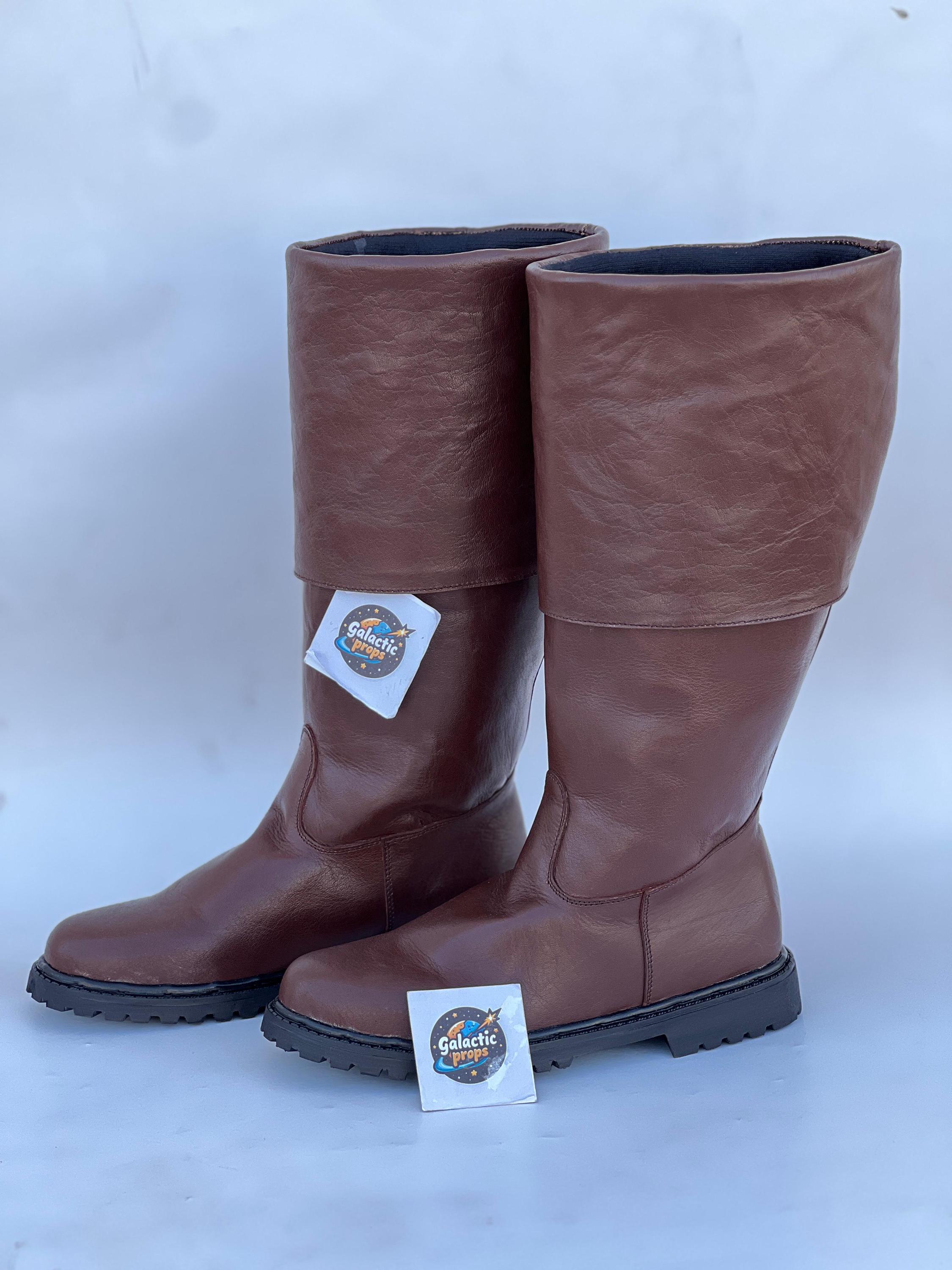 Handmade Leather Colonial Riding Boots – 18th Century Reenactment ...