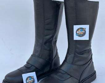 Michael Keaton Bat Cosplay Leather Shoes | Superhero Costume Footwear Inspired by 1989 Movie