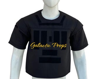Black Boba Fett Vest – Mandalorian Armor Cosplay Cotton Twill Custom Fit Bounty Hunter Costume