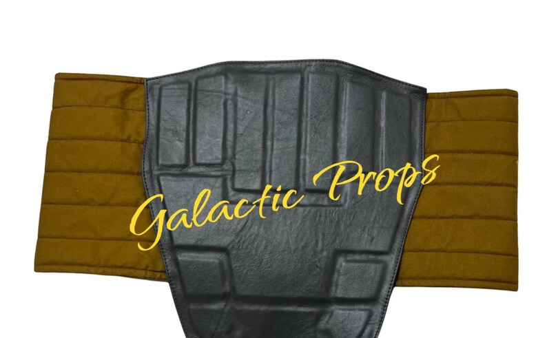 Din Djarin Mandalorian Leder Kummerbund | Star Wars Tasset Gürtel, Sci-Fi Kostüm, Kopfgeldjäger Bild 7