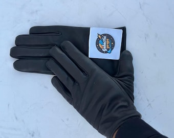 Imperial Officer Leather Cosplay Gloves | Star Wars Costume Accessories for Uniform