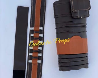 Mandalorian Leder Beinwickel - Din Djarin Cosplay Rüstung