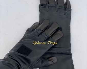 Handmade Book of Boba Fett Leather Gloves | Star Wars Cosplay, Mandalorian Bounty Hunter