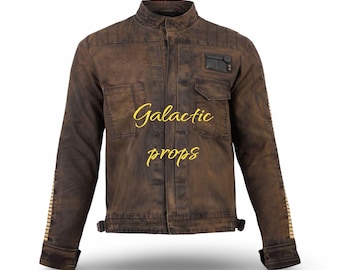 Cassian Andor Inspired Dark Brown Canvas Jacket – Star Wars Rebel Cosplay Coat | CustomMade