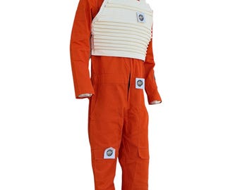 X-Wing Pilot Flight Suit & Vest – Star Wars Cosplay Costume | Orange Jumpsuit | Rebel Alliance