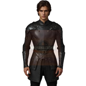 Medieval Leather Armor Set – Warrior Cosplay Outfit
