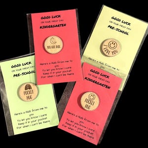 Pocket Hug Tokens | Kindergarten Pocket Hug | Pre-school Pocket Hug | Back to School Support Gift | Kids Pocket Hugs | Kids Reassurance Gift