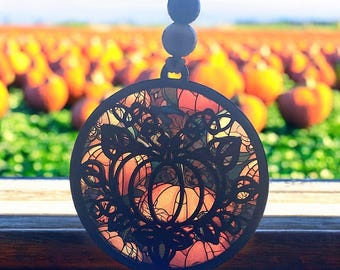 Pumpkin Suncatcher | Fall Suncatcher | Seasonal Suncatcher | Acrylic Suncatcher | Autumn Suncatcher | Friendsgiving Gift | Thank you Gift