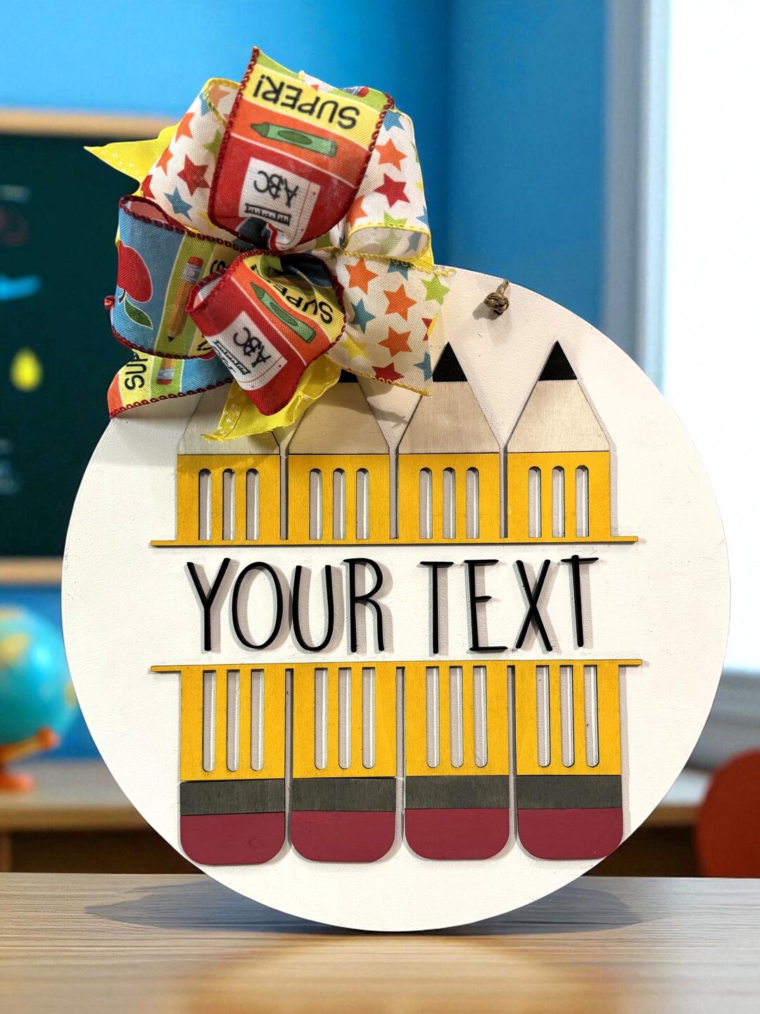 Personalized Teacher Sign | Classroom Sign | Back to School Teacher ...