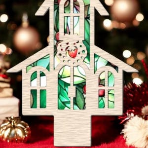 Church Night Light | Handmade Night Light | Home Decor Gift | Hallway Night Light | Bedroom Light | Christmas Night Light | Christmas Gift