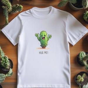 Cactus Shirt, Funny Cactus T-Shirt, The &quot;HUG ME&quot; Cactus unisex Shirt, Cactus Lover Gift