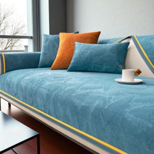 Home Makeover, Couch Slipcover, Stretch Sofa Cover, Sofa Protector, Machine Washable, Non Slip Sofa Cover, Furniture Makeover