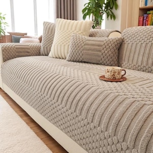Seat Sofa Protector, Sofa Furniture Protector, Sofa Cover Blanket, Sofa Cover for Loveseat, Sofa Cover Washable, Small Apartment Decor