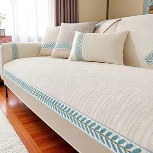 Non-Slip Sofa Cover – Pet & Baby Friendly Couch Protector for Daily Comfort and Clean Living