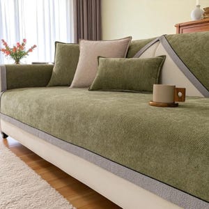 Sofa protector couch slipcover, washable sofa cover soft couch cover, stretch sofa cover non slip sofa cover, pet couch cover