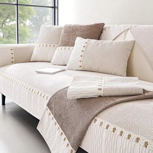 Stretch Sofa Cover, Sofa Protector, Slipcover for Couch, Washable Sofa Cover, Couch Cover 3 Seater, Easy Clean Sofa, Soft Couch Cover