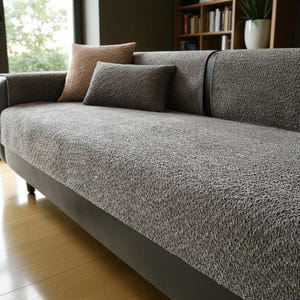 Hoes huisdierbank – chique antislip bankhoes voor huisdieren | Effen kleur 3-zits, Black Friday en kerstuitverkoop