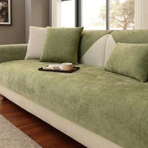 Slipcover for Couch, Washable Sofa Cover, Non Slip Sofa Cover, Furniture Makeover, Easy Clean Sofa, Pet Couch Cover, Stretch Sofa Cover