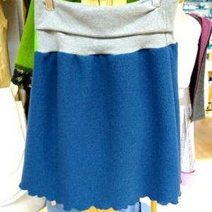 Walk skirt, simple walk skirt, walk skirt with cuffs