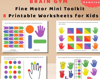 Fine Motor Worksheets for Kids | Focus & Coordination Activities | Preschool Printable PDF