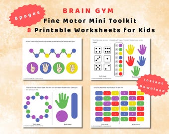 ADHD Fine Motor Worksheets for Kids | Focus & Coordination Activities | OT  Preschool Printable PDF